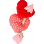 Flamingo Lieve плюшени сърчета Възглавнички сърце с въже