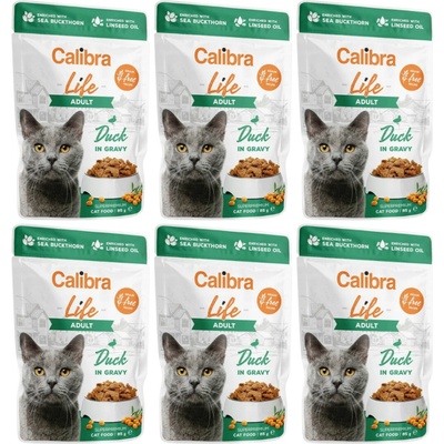 Calibra Life Adult Duck gravy 6 x 85 g