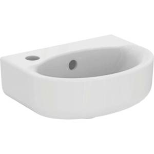 Ideal Standard Connect - Умивалник 35x26 см, 1 отвор за смесител отляво, с Ideal Plus, бял E7912MA (E7912MA)
