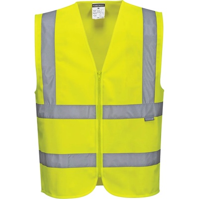 Portwest hi-vis c375 / Светлоотразителна жилетка с цип - hv жълта l (c375yerl)