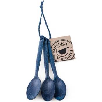 KUPILKA 3 комплект от 3 чаени лъжички, сини (30250501s)