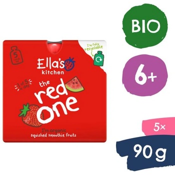 Ella's Kitchen BIO RED ONE плодово пюре с ягоди (5x90 g)