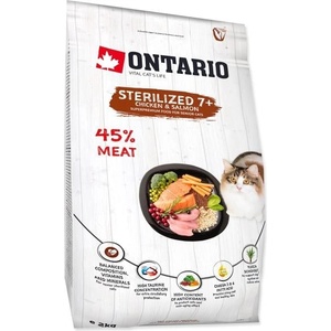 ONTARIO Cat Sterilised храна 7+2кг (213-10835)