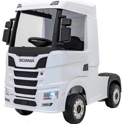 RAMIZ Elektrické autíčko Kamión SCANIA R-Serie biele