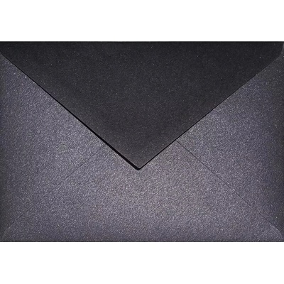 NETUNO Obálka C6 metalická Aster Metallic Black černá