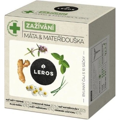 Leros Natur Imunita bylinný mäta a materiná dúška 10 x 1,5 g