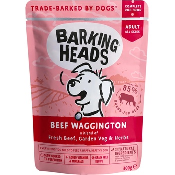 Barking Heads Beef Waggington s hovädzím mäsom 300 g
