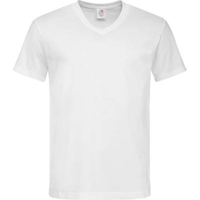 Stedman classic v-neck / Мъжка тениска с v-образно деколте - бяла xxl (05230000105)