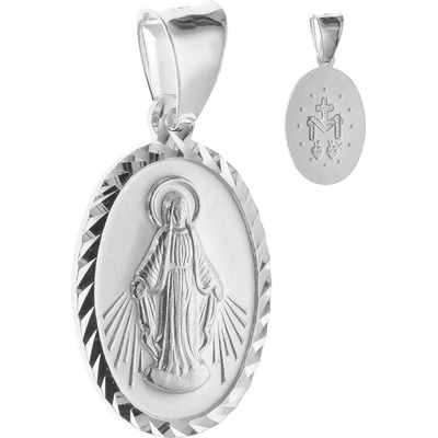 Argento Strieborný prívesok Zázračná medaila 85612