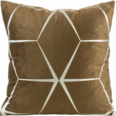 Takoy Zamatová BLINK 28 so striebornou geometrickou potlačou-HF-391035 45 x 45 cm