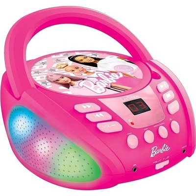 Lexibook Svietiace Bluetooth CD prehrávač Barbie