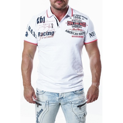 Cipo & Baxx pánske tričko CT603 white