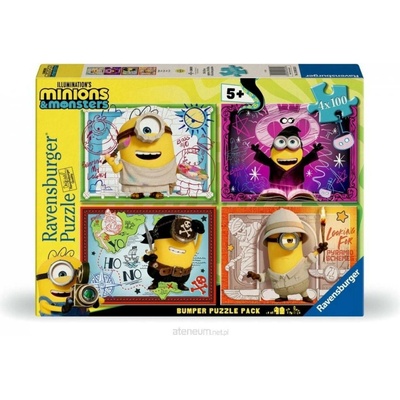 Ravensburger Mimoni 3 4 × 100 dílků