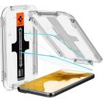 Spigen Samsung S22 SPIGEN EZ FIT защитно стъкло за екран 2бр. 2.5D, 9H + рамка, TRANSFER AGL04151 (AGL04151)