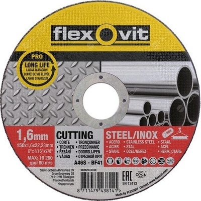 Flexovit Řezný kotouč 150 x 1.6 mm 66252834439