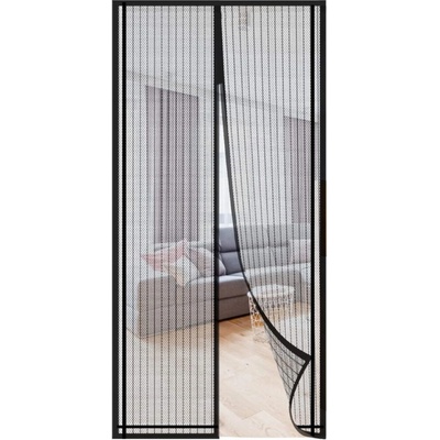 SPRINGOS HA7472 Síť proti hmyzu do dveří 100x220 cm černá