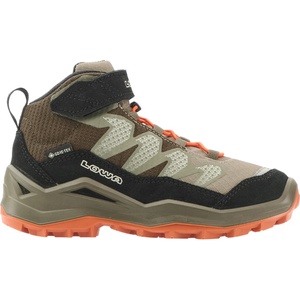 Lowa Детски туристически обувки Lowa Kid's Maddox Pro GTX Mid VC Walking boots - Olive / Black - размер 29 (EU) (702-4383-0717)