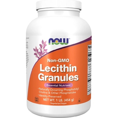 NOW NOW Lecithin Granules (Non-GMO), 454 Grams