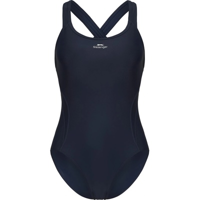 Slazenger Дамски бански костюм Slazenger LYCRA® XTRA LIFE X Back Swimsuit Ladies - Navy