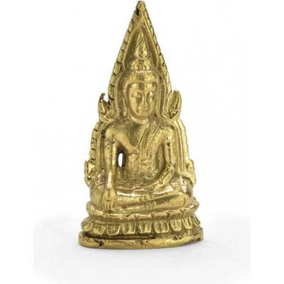 Figurka osvícený Buddha, mosaz, 4 cm