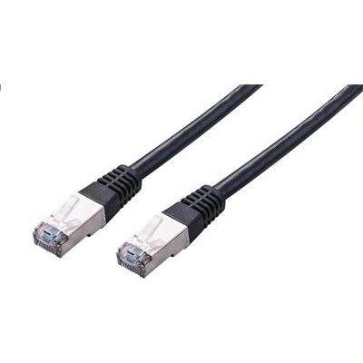 C-Tech CB-PP5F-1BK patch, Cat5e, FTP, 1m, černý