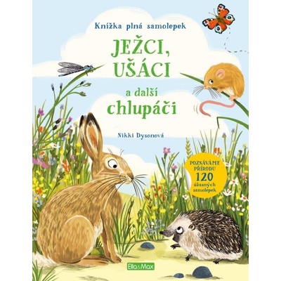 JEŽCI, UŠÁCI a další chlupáči – Kniha samolepek