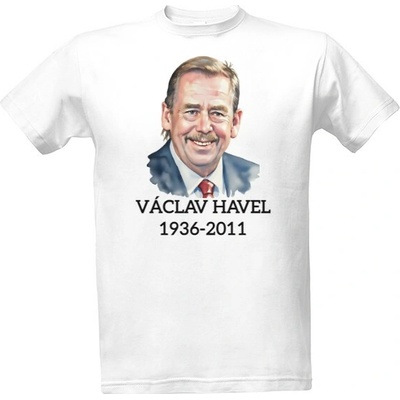 Tričko s potiskem Václav Havel pánské bílá