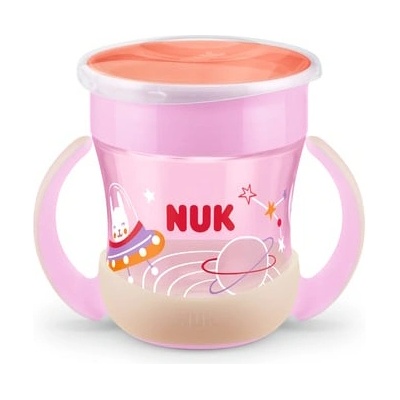 Nuk hrnek na pití Mini Magic Cup Night 160 ml růžový – Zboží Dáma