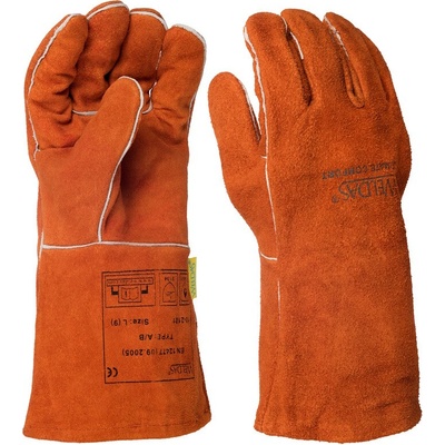 Weldas 10-2101 Zváracie rukavice 5 párov XL 9 1/2 10-2101XL