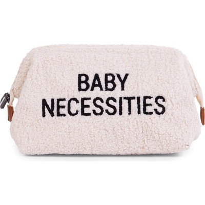 Childhome Toaletná taška Baby Necessities Teddy Off White