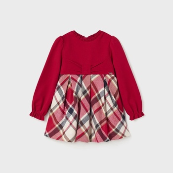 Image 1 of Mayoral Комбинирана рокля в червено за бебе момиче Майорал