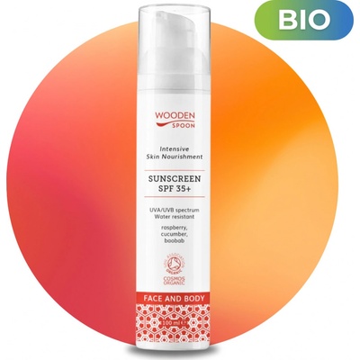 WoodenSpoon opalovací mléko na tvář a tělo SPF35+ 100 ml