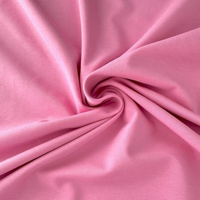 Tričkovina s lycrou Gold – Růžová pink