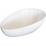 Alkan - Меламинова купа яйце скосена бяла 36x24xh8-14см (K-2047) (0136551)