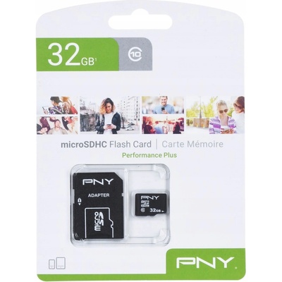 PNY MicroSDHC 32GB P-SDU32G10PPL-GE