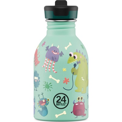 24Bottles dětská nerezová lahev Kids Bottle 250 ml Spooky Friends