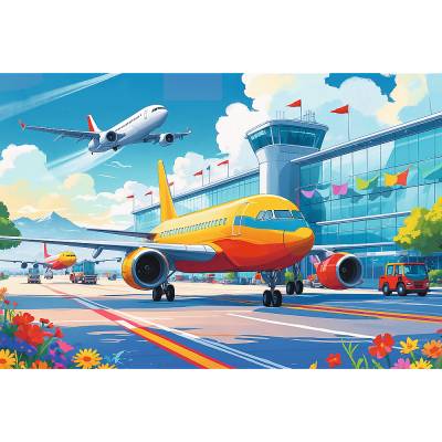 Trefl - Puzzle King of the Sky - 100 piese