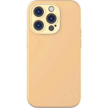 Baseus Силиконов калъф Baseus Liquid за iPhone 14 Pro, Sunglow (ARYT020510)