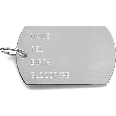 Zlatnictví Zlatíčko Stříbrná destička s textem 000.00009