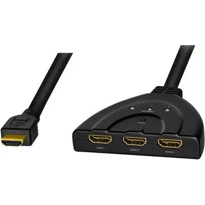 LogiLink Switch HDMI 3x-1x bidirect, 4K/30Hz, HD0040, LogiLink