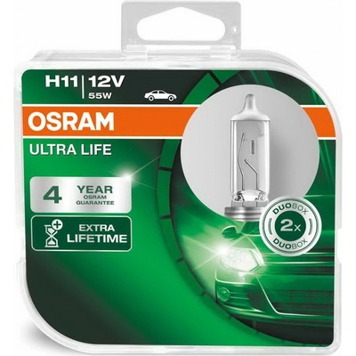 Osram Ultra Life H11 PGJ19-2 12V 55W 2 ks