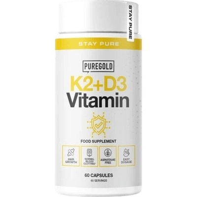 PureGold Vitamin K2+D3 60 kapsúl