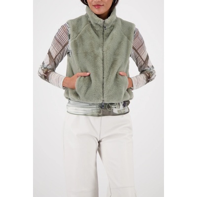 Monari dámská vesta 809266 667 zelená