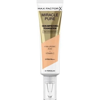 Max Factor Miracle Pure Skin dlhotrvajúci make-up SPF30 30 Porcelain 30 ml