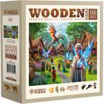 Wooden City Дървен пъзел Wooden City, 1010 части - Приказно селце (NB 0813-XL)
