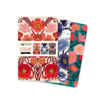 Image 1 of NINA PACE SET OF 3 MINI NOTEBKS | FLAME TREE