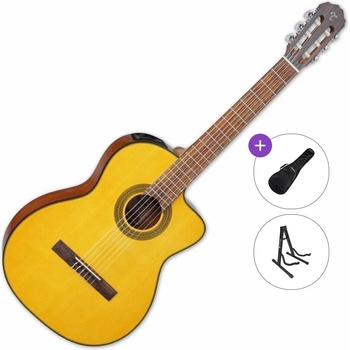Takamine GC1CE Standard SET 4/4 Natural Класическа китара с предусилвател