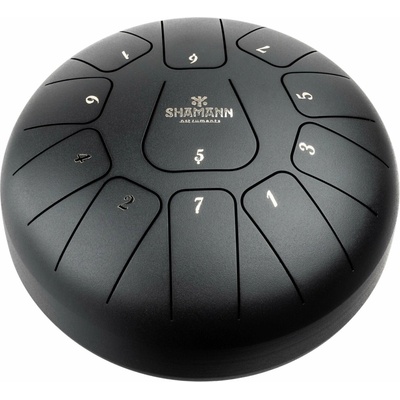Shamann 8" 11 Notes F Major Matte Black Tongue Drum