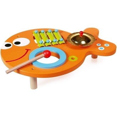 Scratch Hudobný stolík 3v1 Rybička
