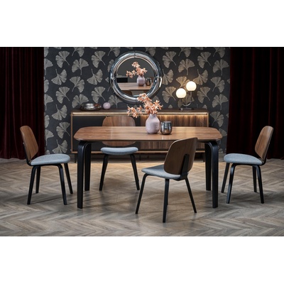 Bogdan Furniture Europe Трапезна маса pedro орех/черно